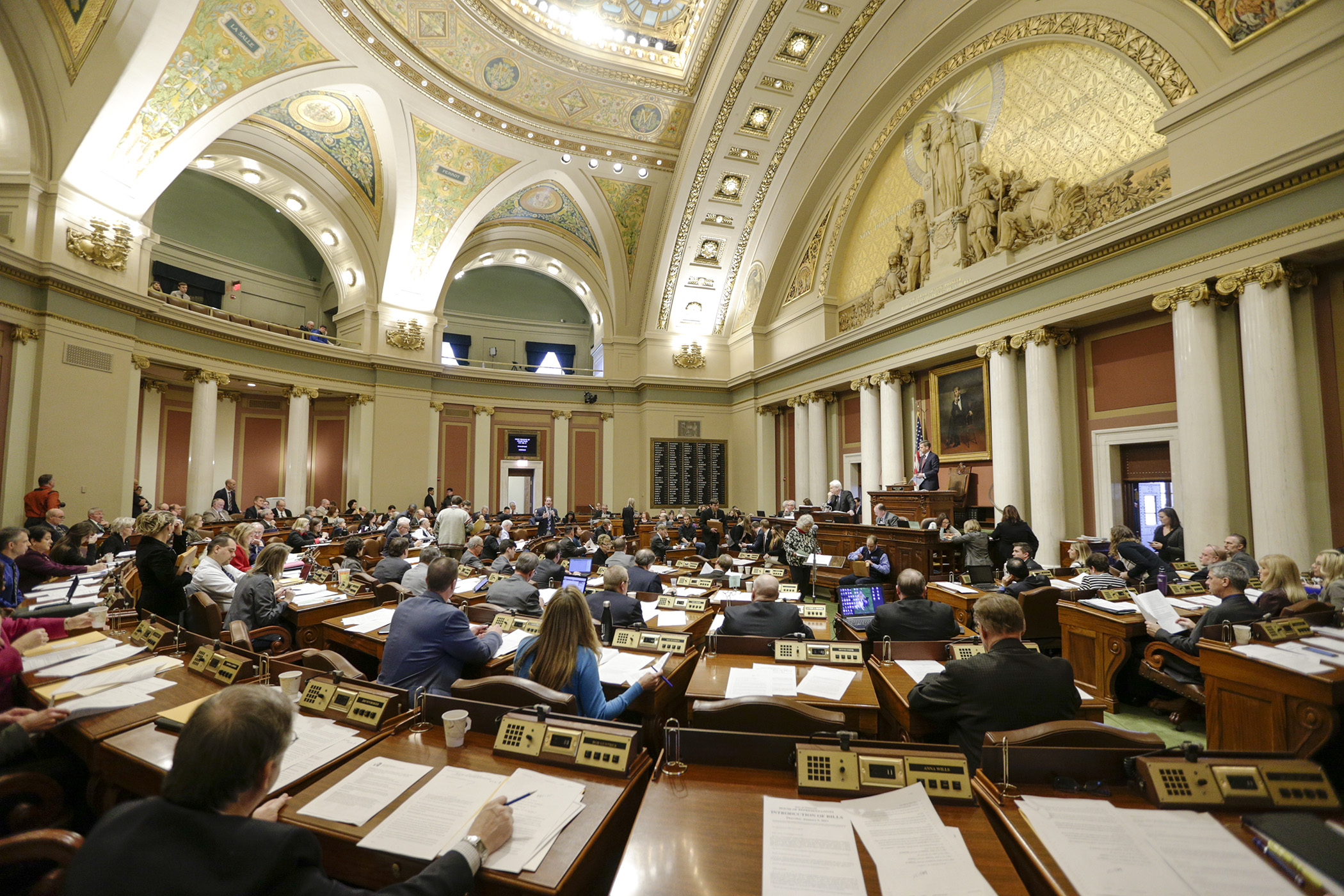 A view from the House Floor. Photo by Paul Battaglia