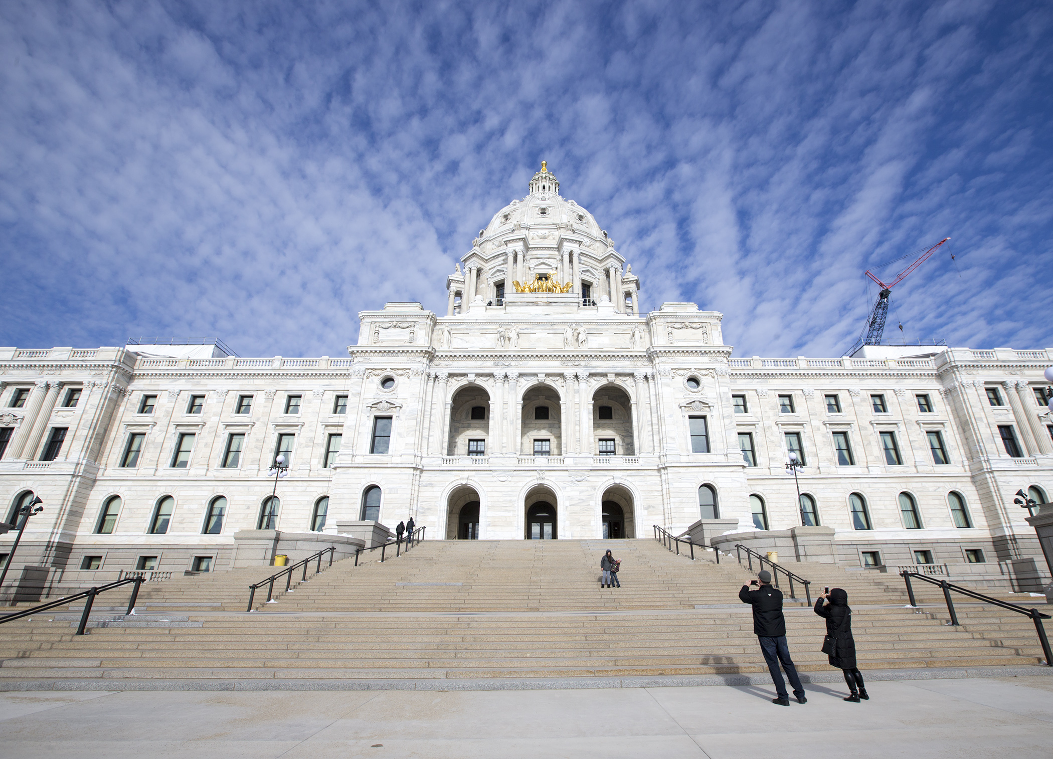 The State Capitol bathed in wintry sunlight Jan. 27. Photo by Paul Battaglia