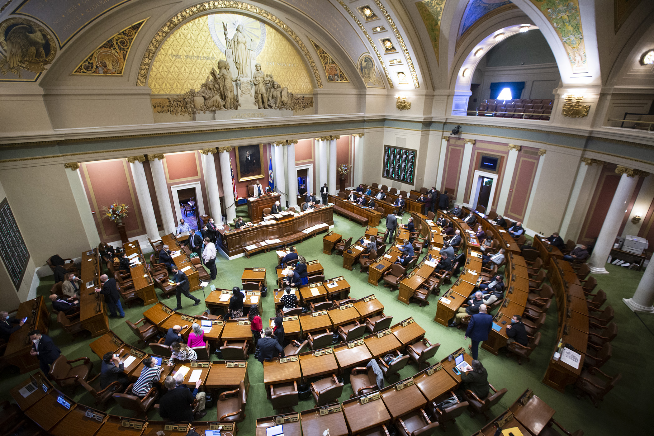 The House Chamber pictured on Feb. 3. (Photo by Paul Battaglia)