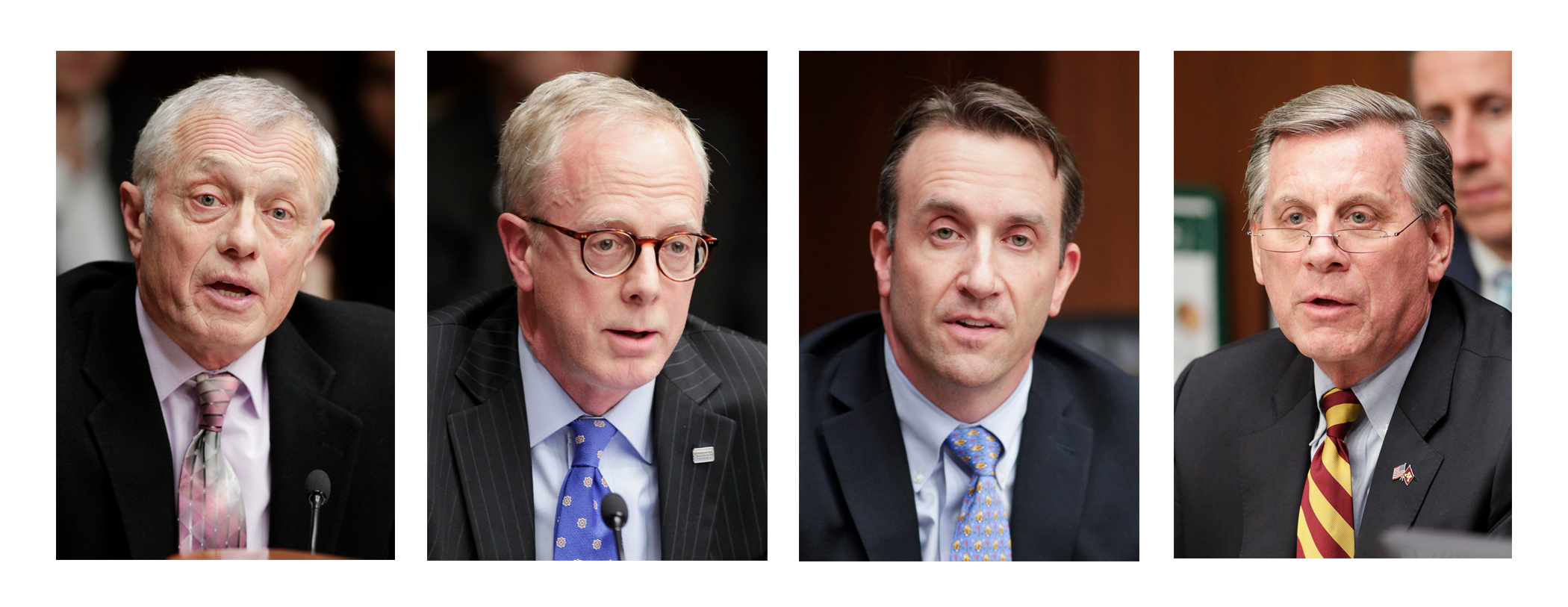 Steve Sviggum, from left, David McMillan, Darrin Rosha and Tom Devine were nominated Tuesday night to serve on the University of Minnesota’s Board of Regents. Photos by Paul Battaglia