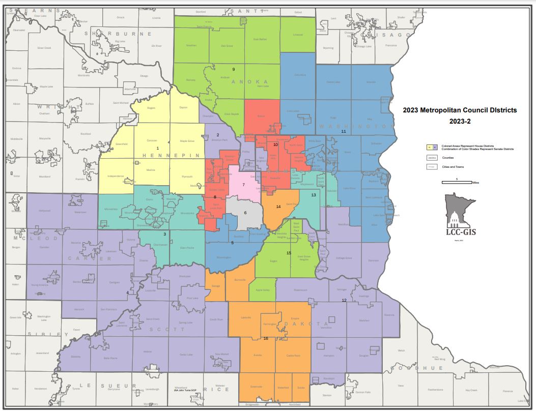 (Map courtesy Legislative Coordinating Commission)