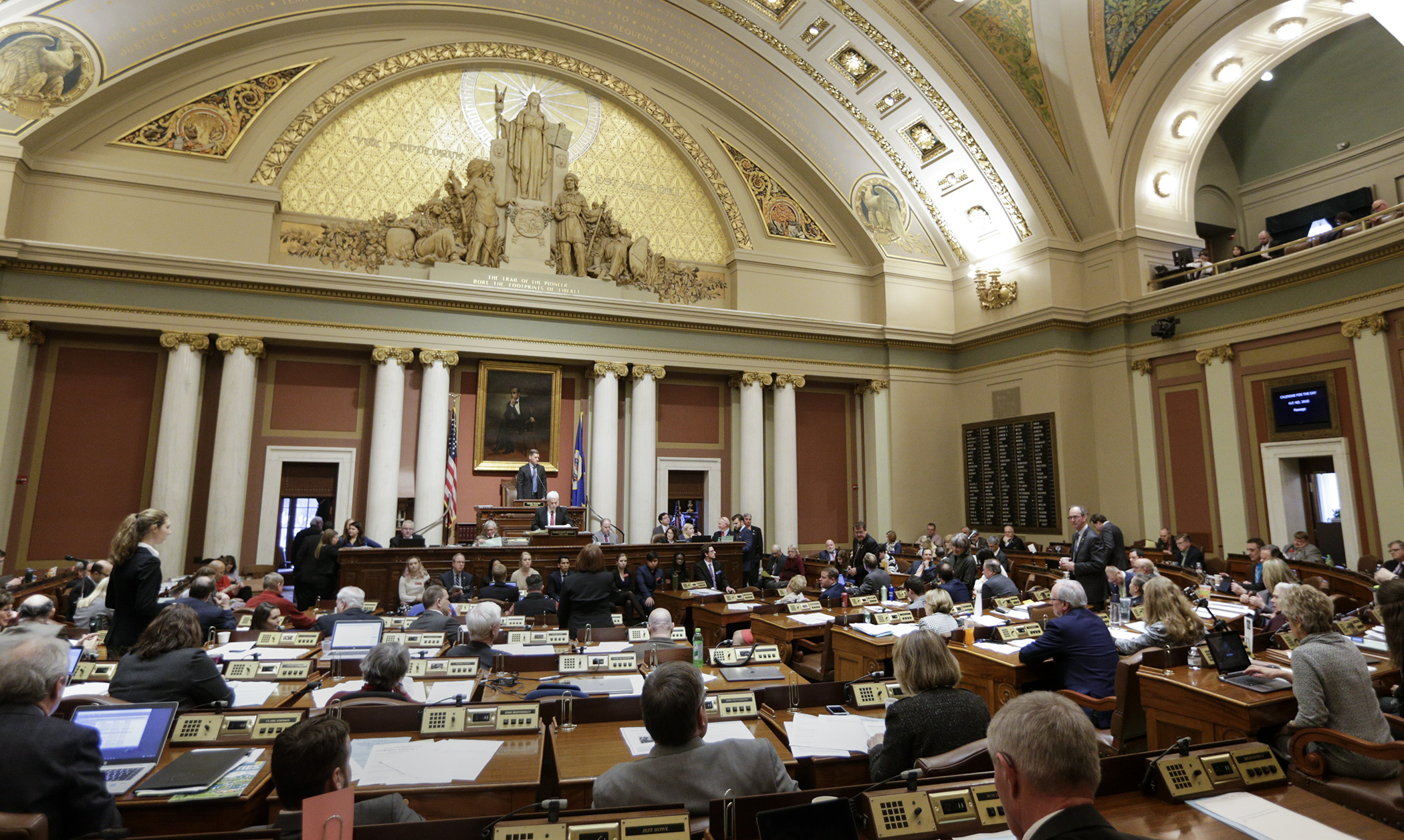 A view of the House Chamber during the 2018 session. House Photography file photo