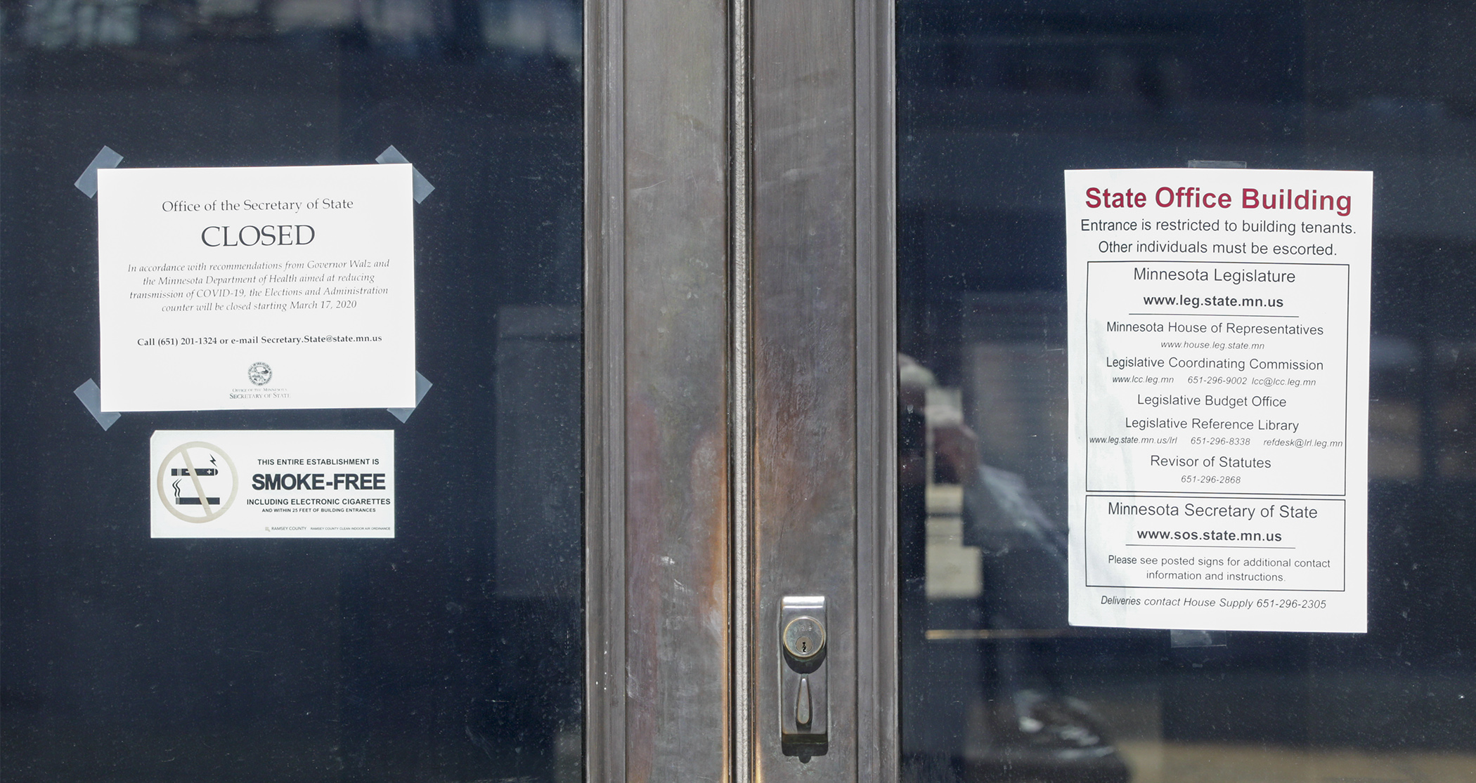 A lack of widespread COVID-19 testing has led to sweeping closures across the country, including the State Office Building (pictured) in an effort to fight the spread of the coronavirus. House Photography file photo