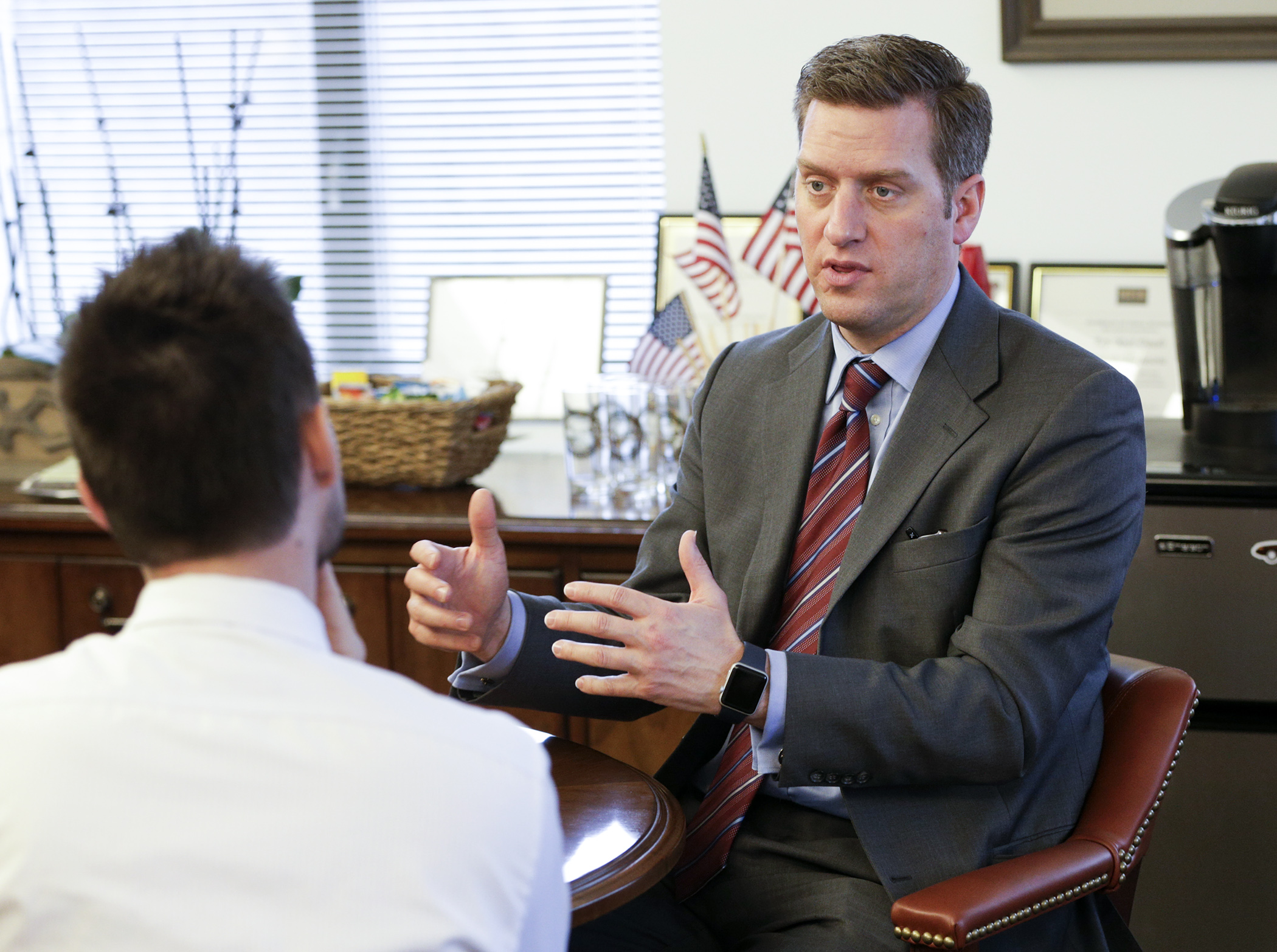 House Speaker Kurt Daudt wants members who support an omnibus bill on a conference committee. Photo by Paul Battaglia