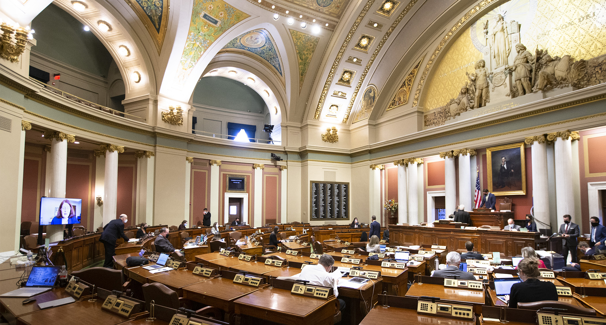 A view of the House Floor April 26. Photo by Paul Battaglia