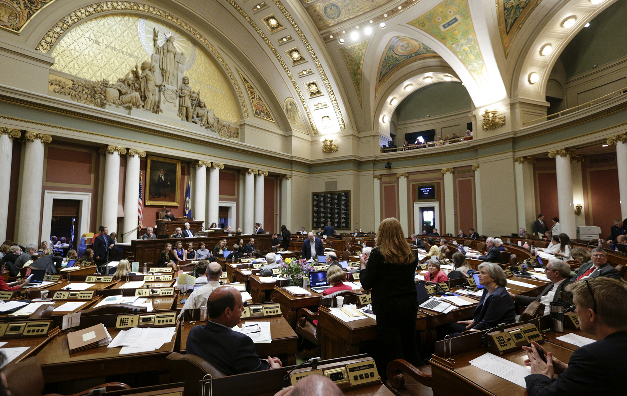 The House Chamber during a May 15 floor session. Photo by Paul Battaglia