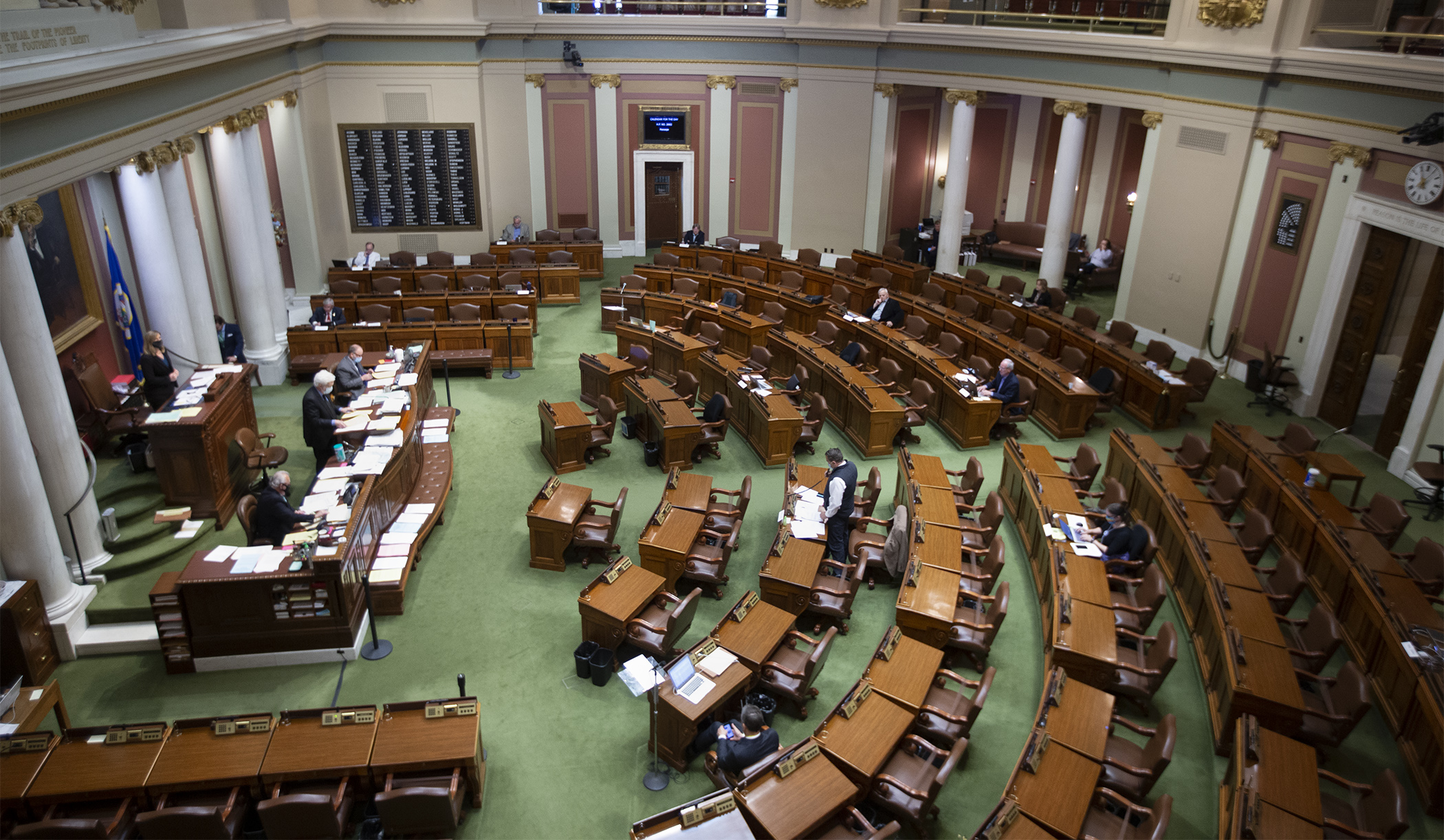 The House Chamber during the May 14 floor session. Photo by Paul Battaglia