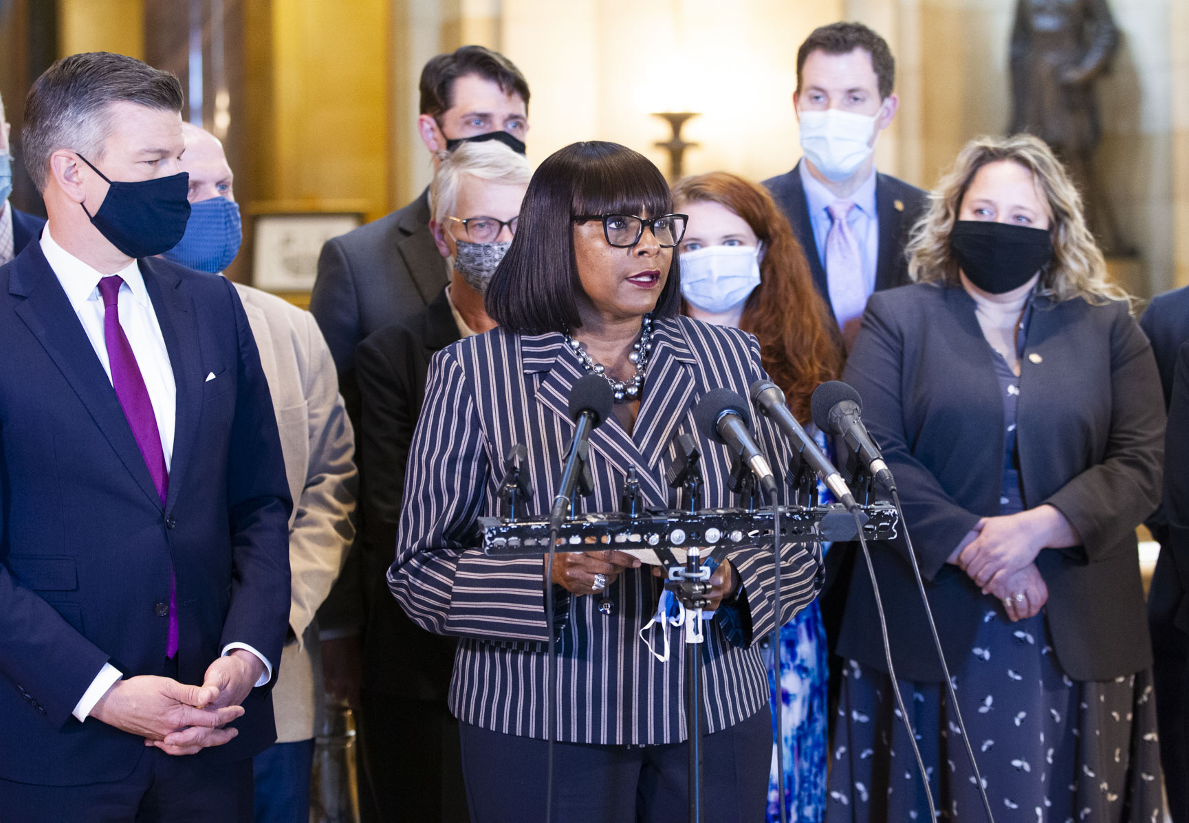 Rep. Rena Moran, pictured in May 2021, announced Jan. 24 she will not seek re-election to the House in 2022. Instead, the St. Paul DFLer said she will run for a seat on the Ramsey County Board. (House Photography file photo)
