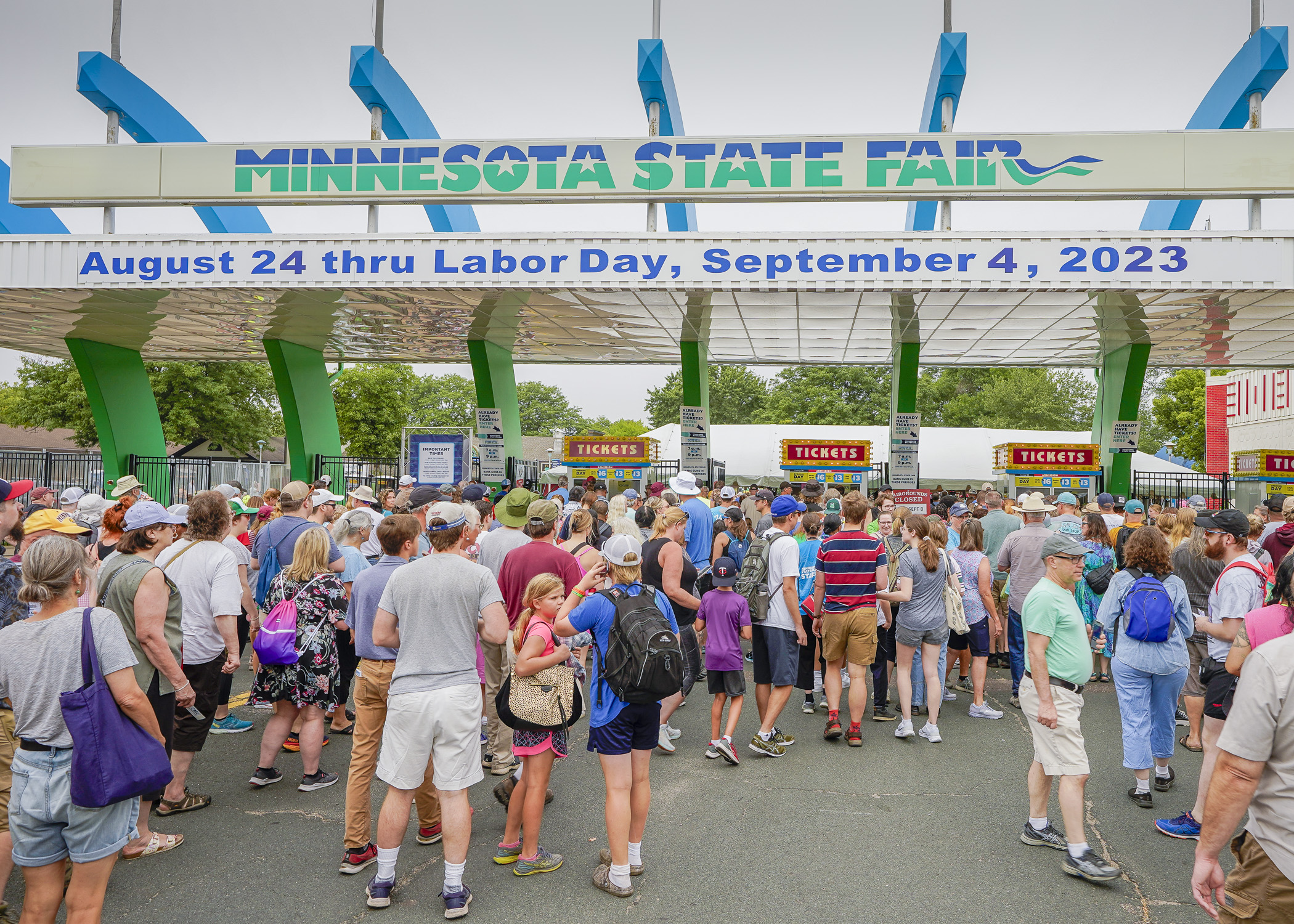 More than 8,100 fairgoers voted in this year's informal, unscientific poll conducted by the nonpartisan House Public Information Services Office at the Minnesota State Fair. (Photo by Andrew VonBank)