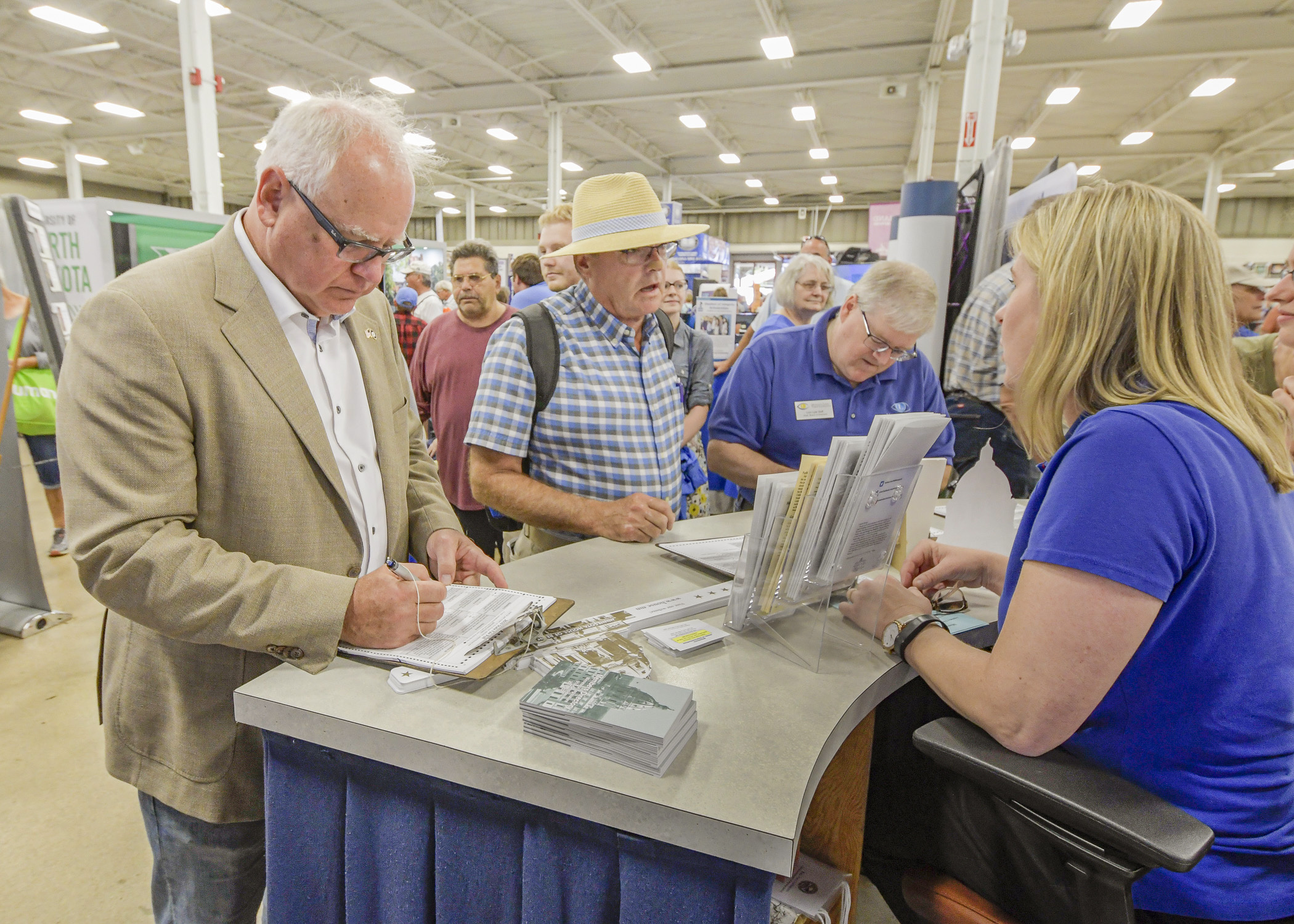 Gov. Tim Walz was one of more than 11,000 people who took the House of Representatives' State Fair Opinion Poll in 2019. House Photography file photo