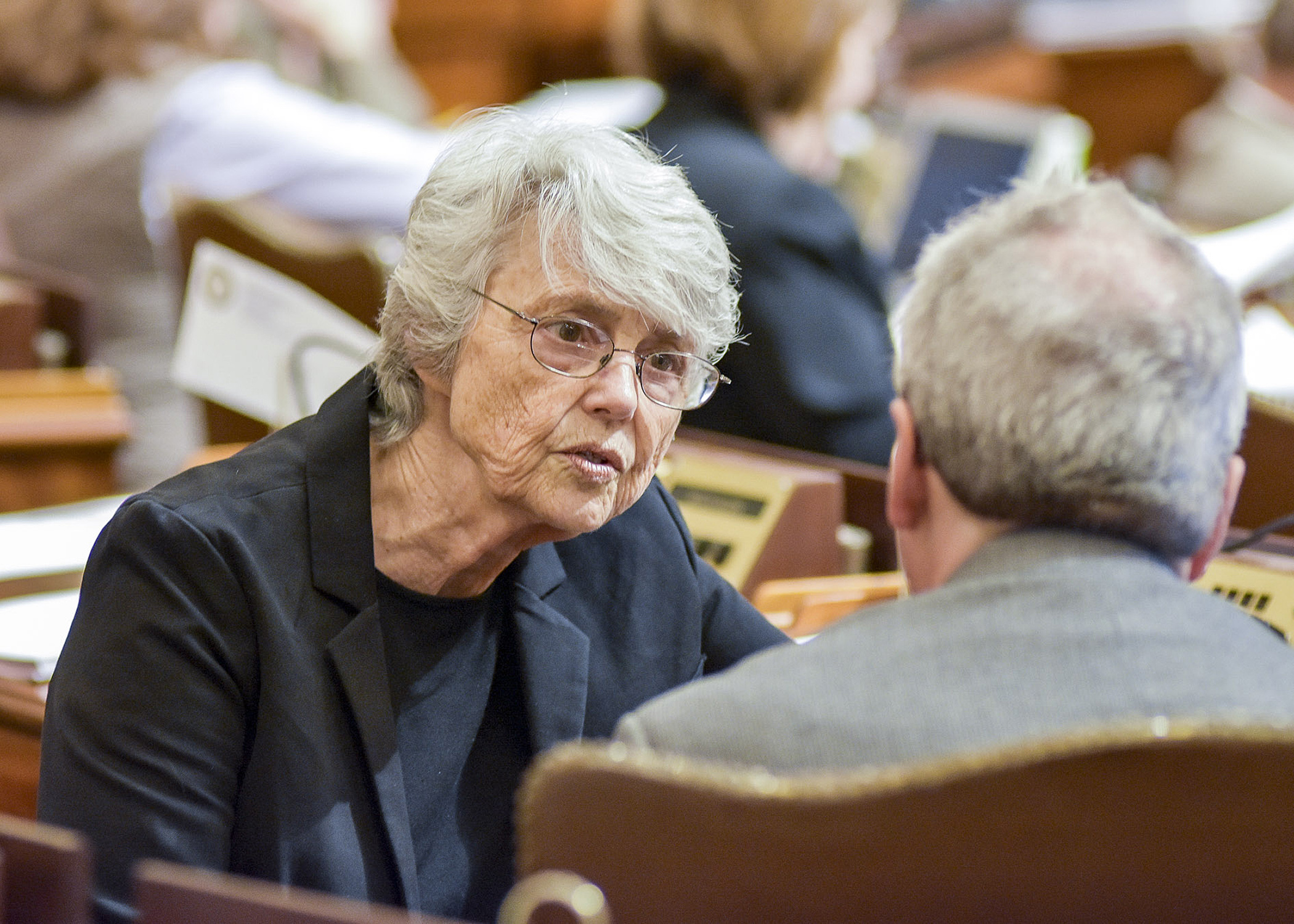 Rep. Jean Wagenius, pictured on the House Floor in 2016, announced she will not seek an 18th term in the Minnesota House. House Photography file photo