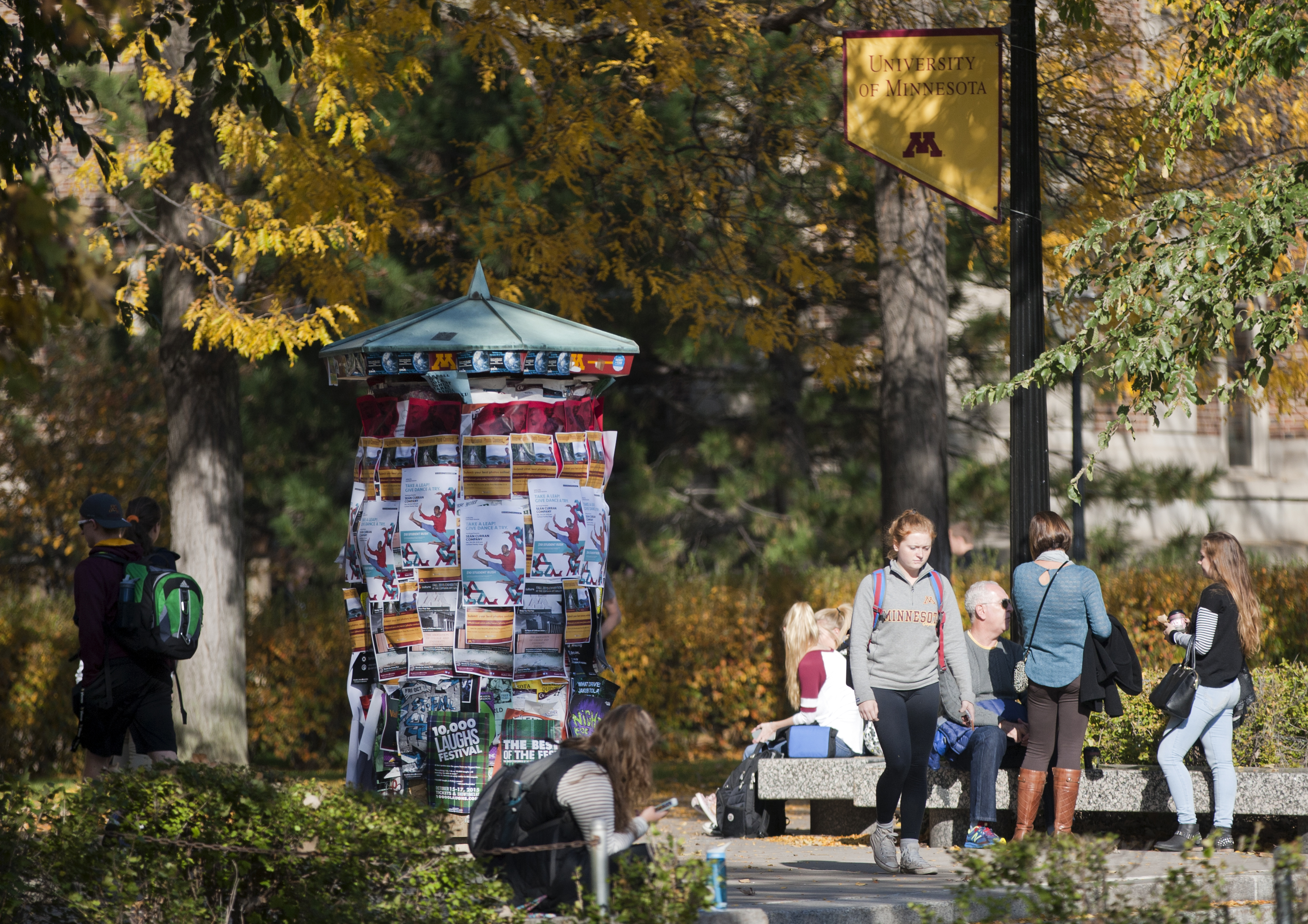 Students on the University of Minnesota's Minneapolis campus. House Photography file photo